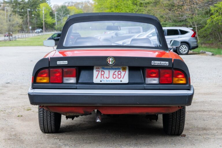 1985 Alfa Romeo Spider Graduate photo 16